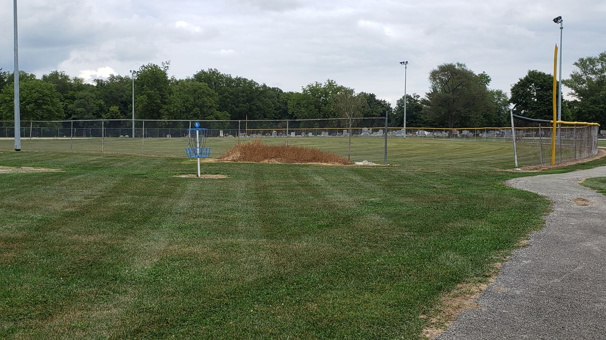 Hole 1 basket