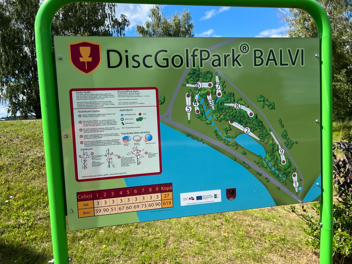 Layout of the course.