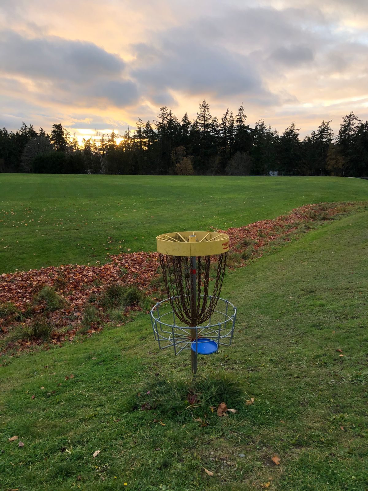 Hole 18 looking back.