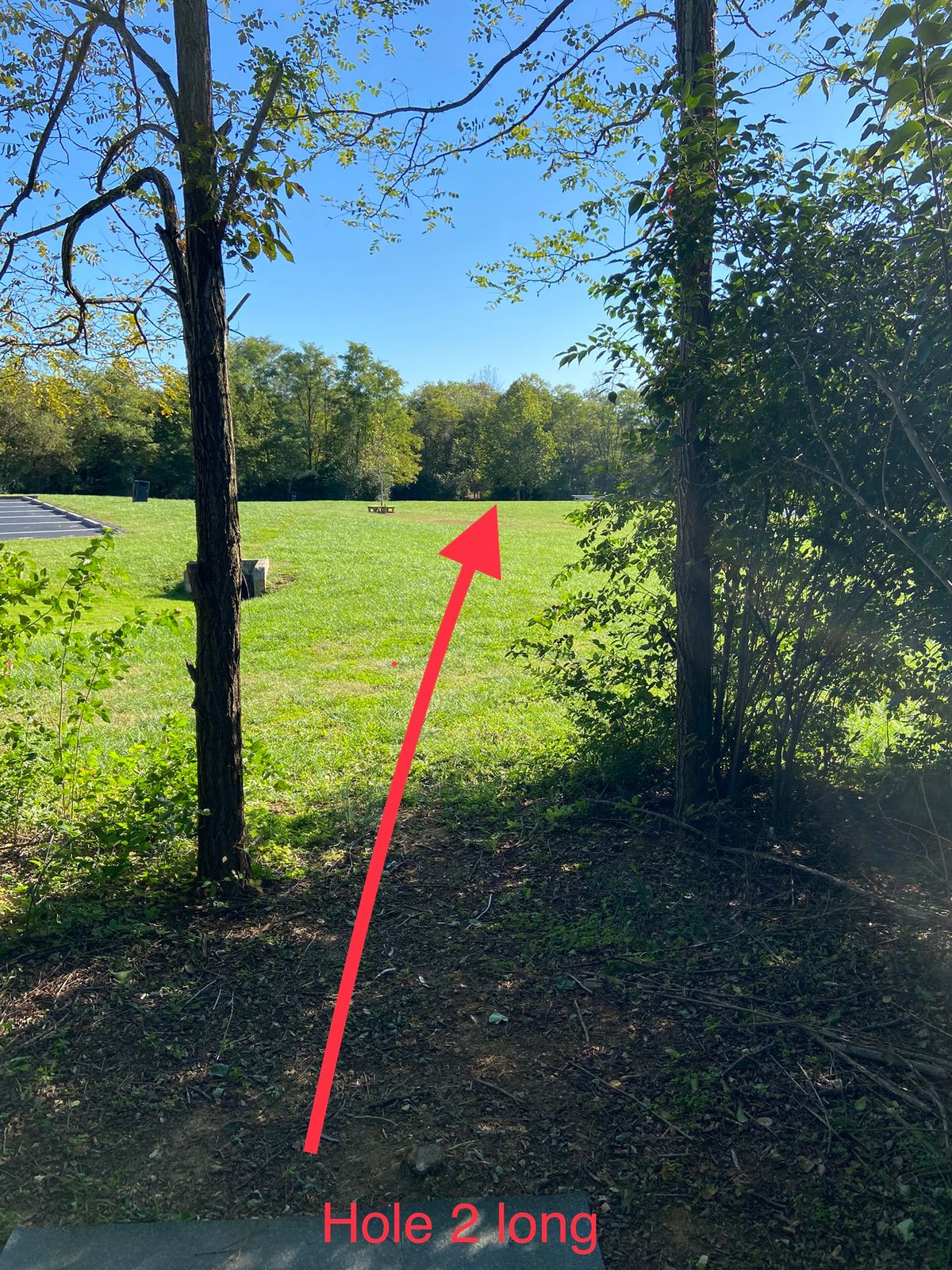 Hole 2 long, don’t throw over youth sports