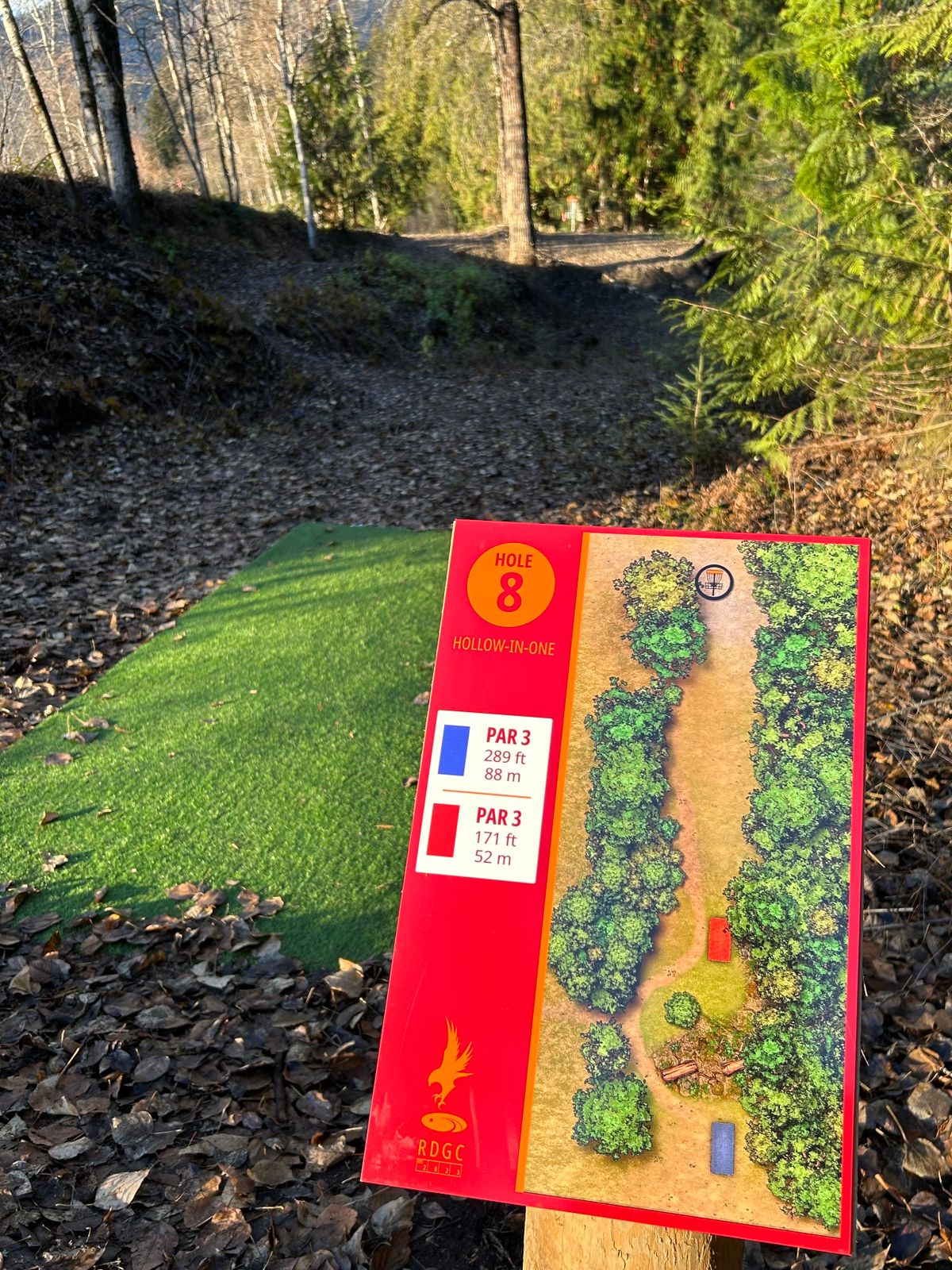 Red Tee of Hole 8