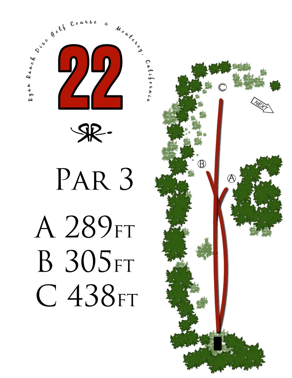 Tee sign.