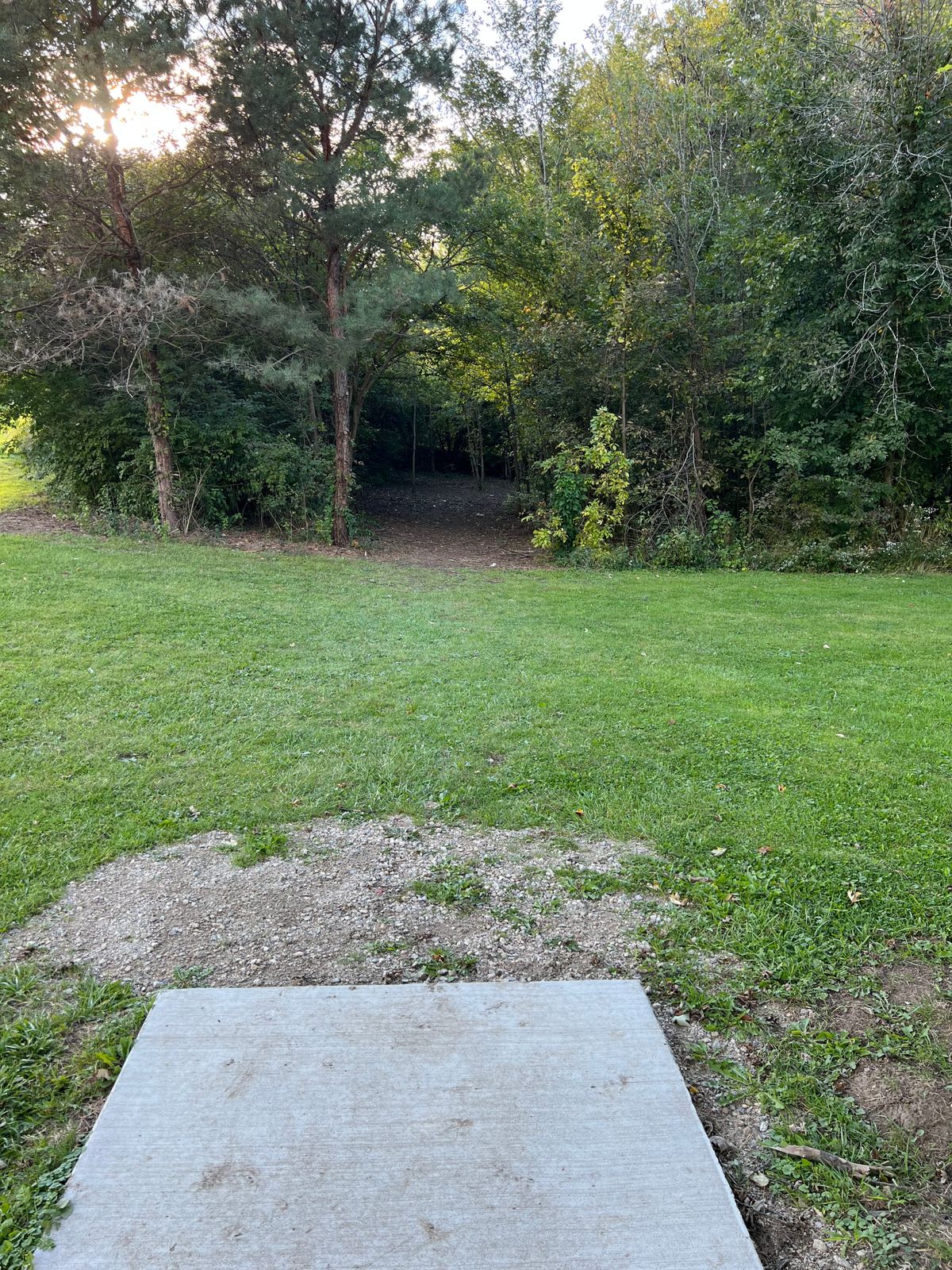 Hole 5 view from tee