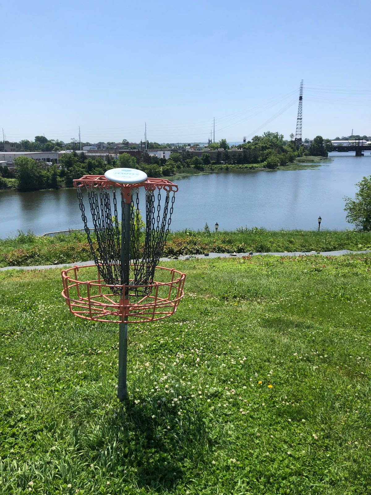 Beautiful area but you might lose a disc in weeds or water.