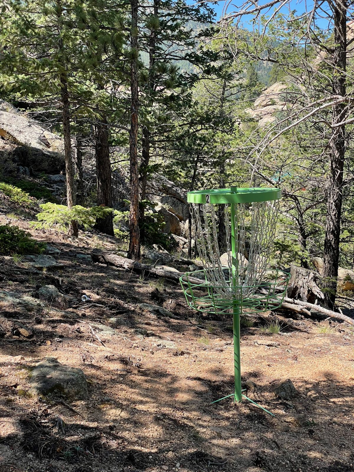 Hole 2 basket