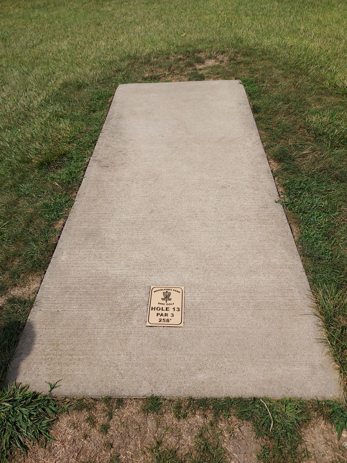 Hole 13 tee