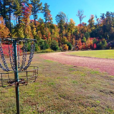 Reverse back up the fairway on hole 5. π³ π π π π³