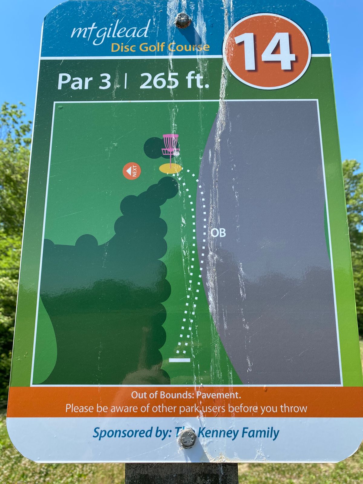 Hole 14 (Sign)