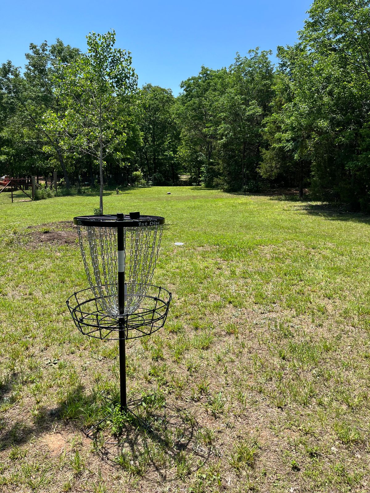 Fairway of 1 from basket view