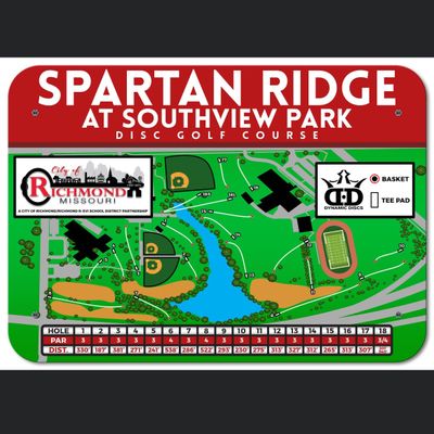 Original map of the property and course design