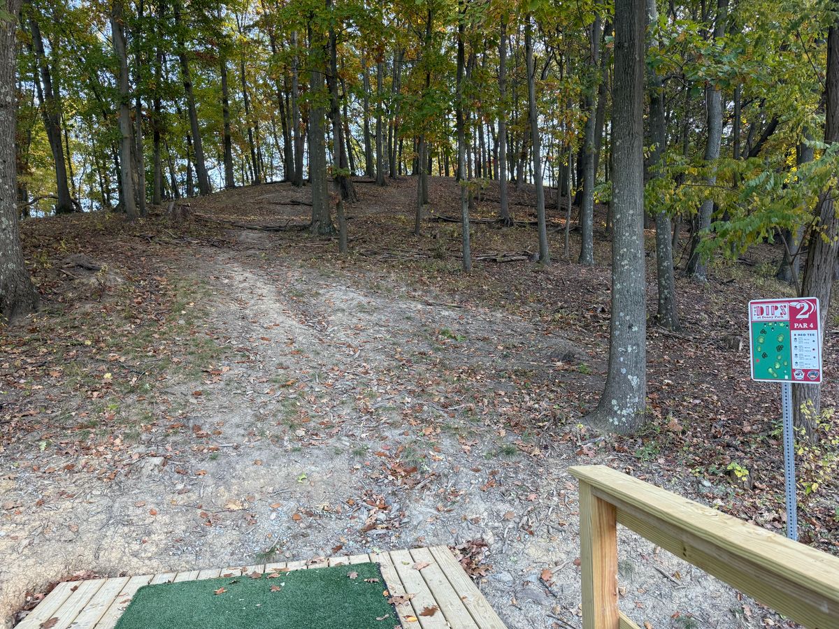 Hole 2 Red (short) tee also very uphill!