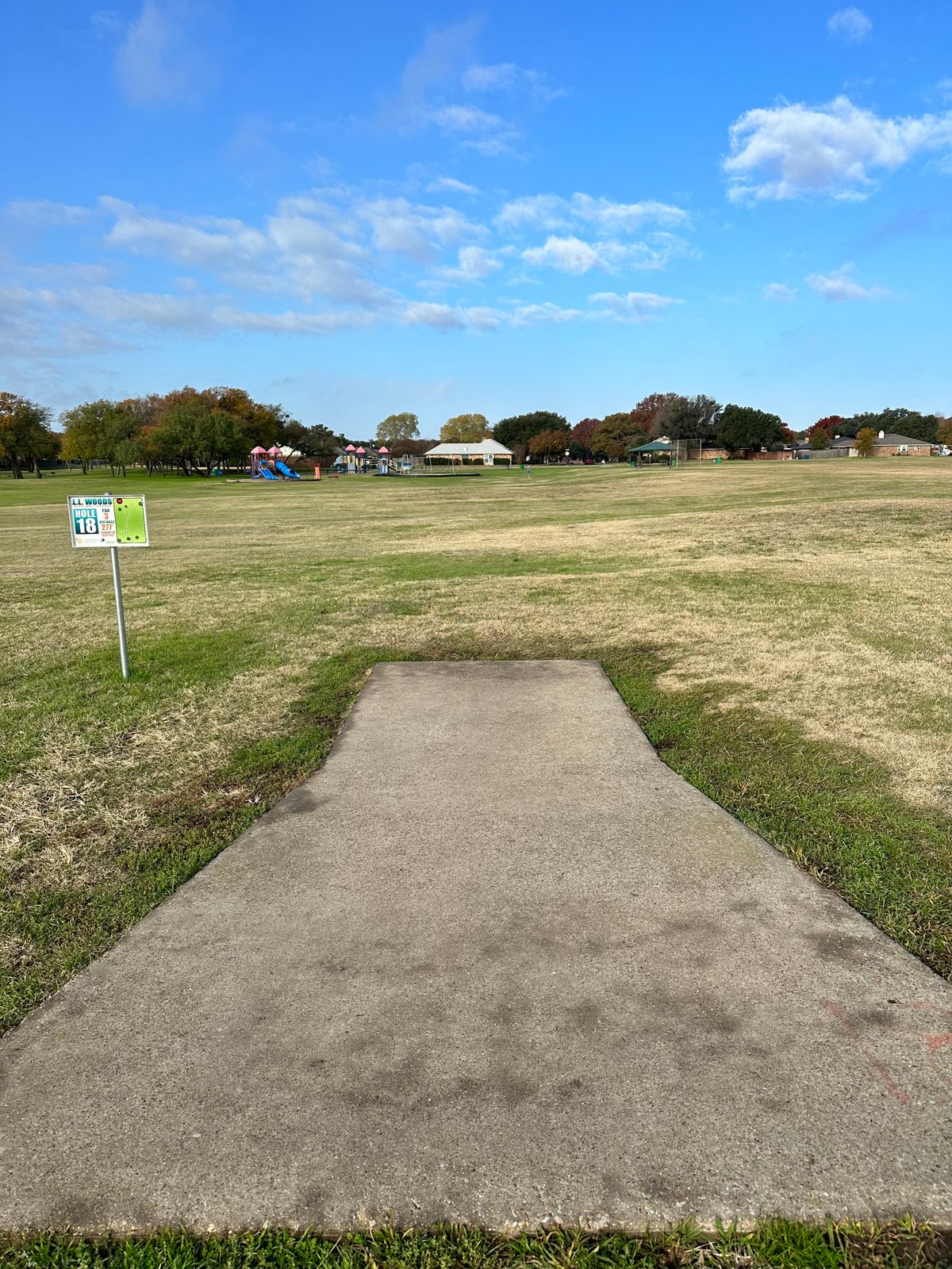 Hole 18 Tee Pad