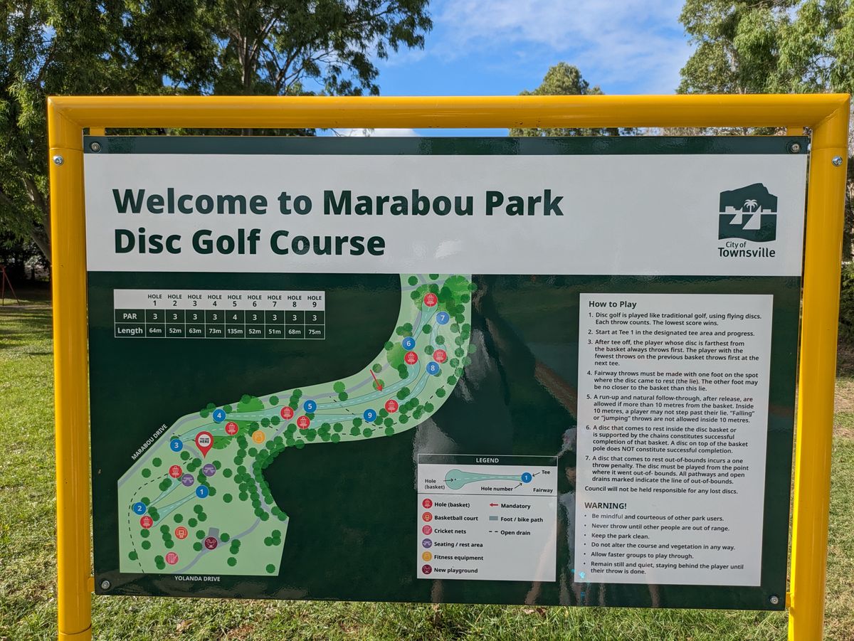 Course sign