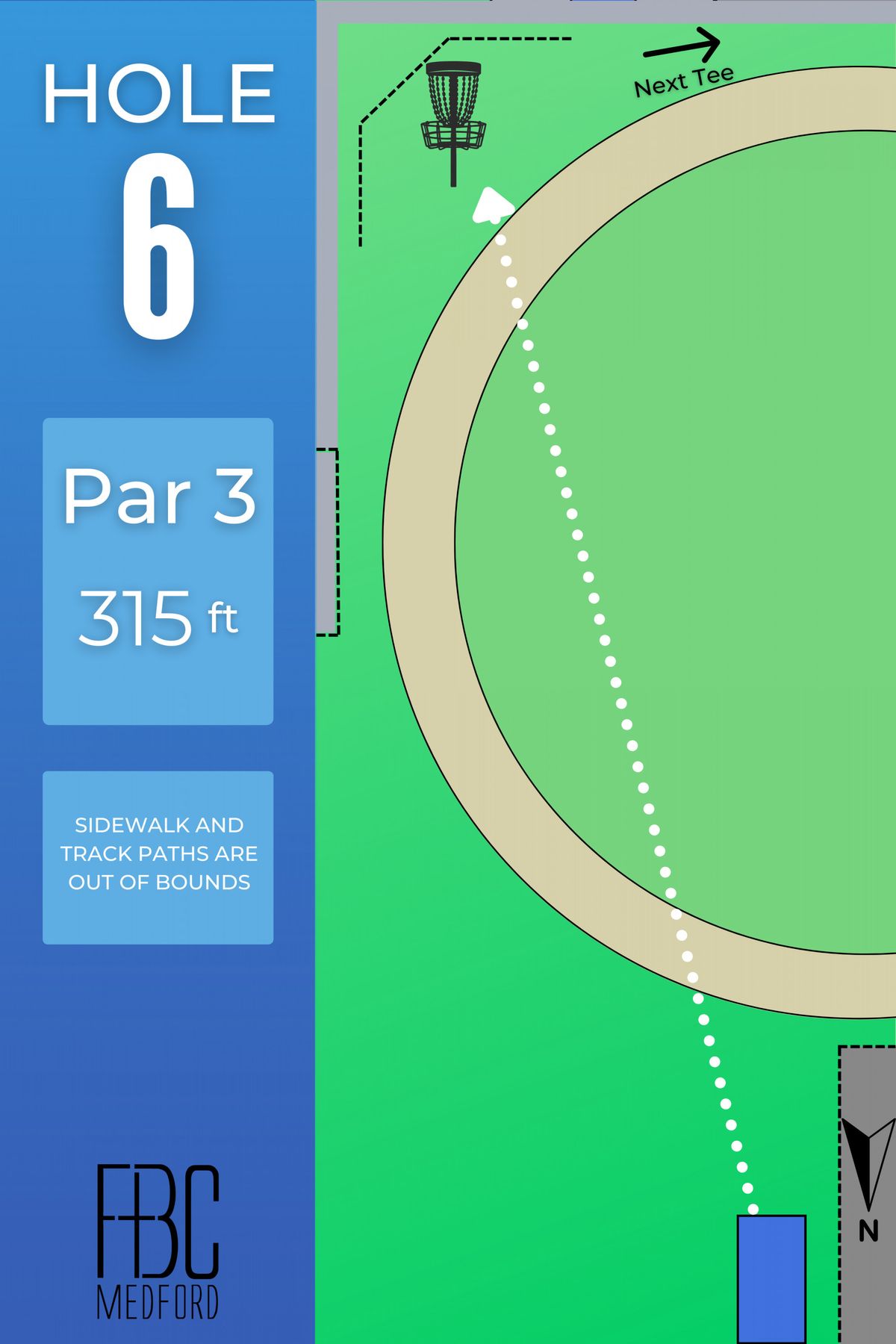 Hole 6 Sign