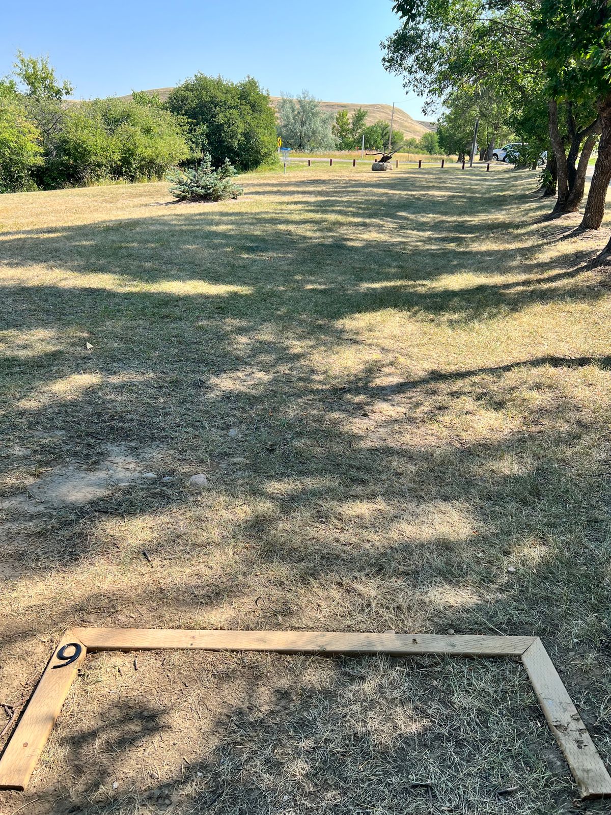 Hole 9. Last hole.