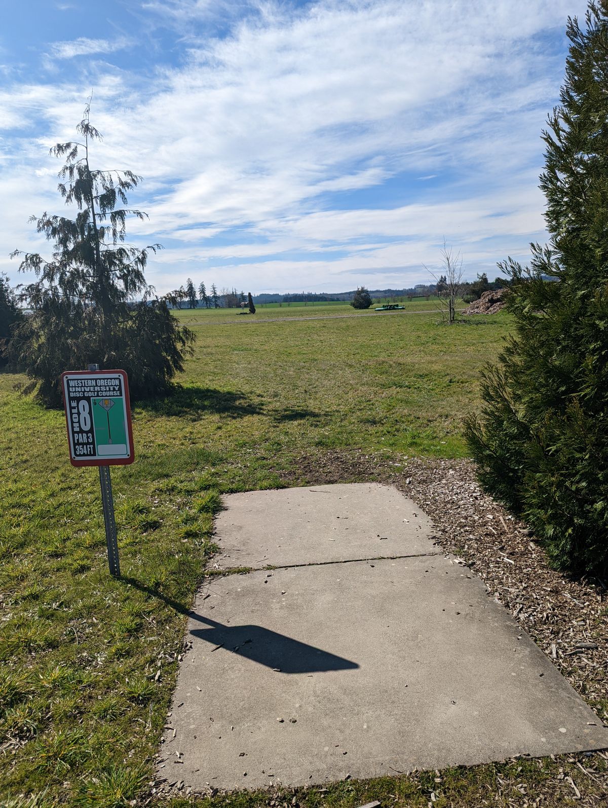 Hole 8 from the teepad.
