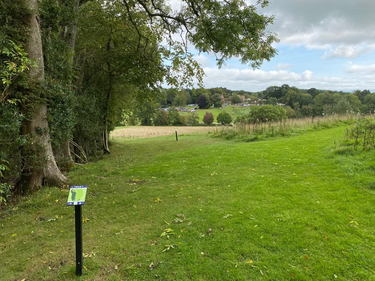 Hole seven long tee