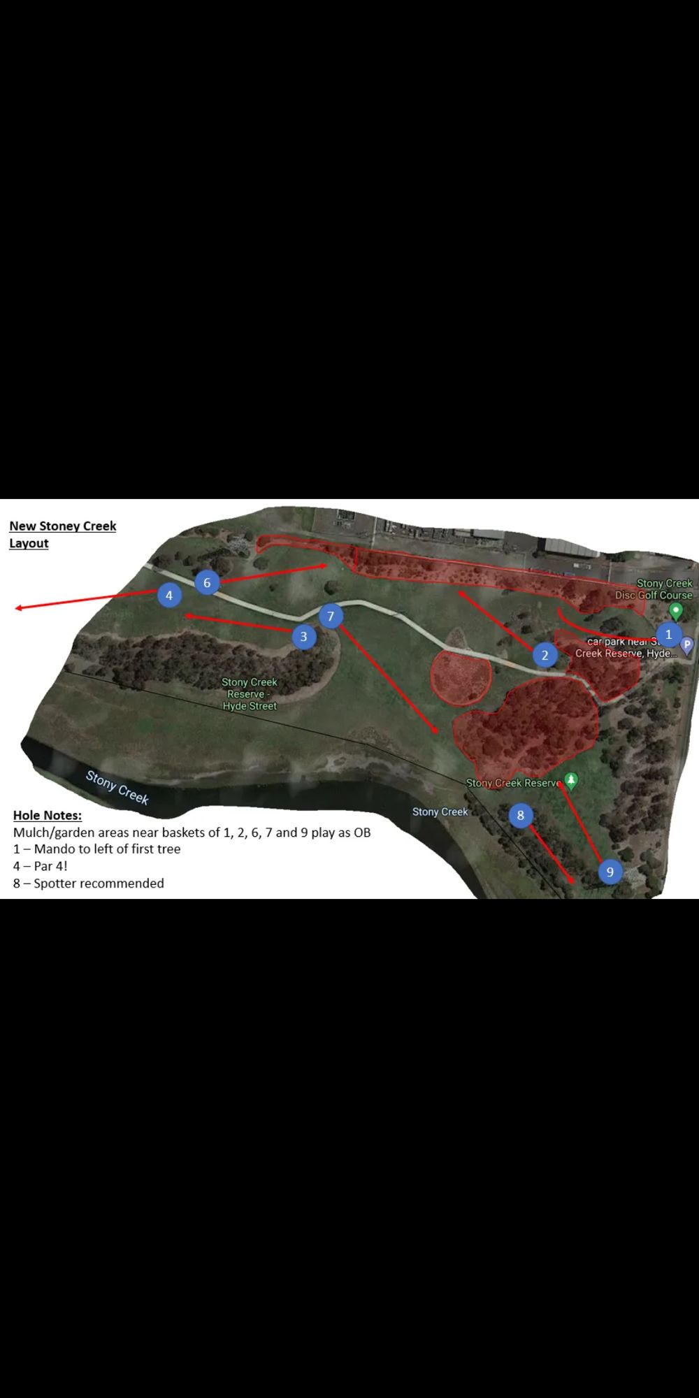 Course Maps!  Public always gets right of way.