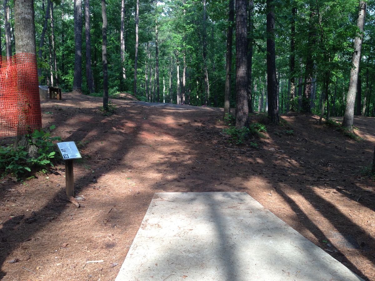 Hole 18 -- long tee
