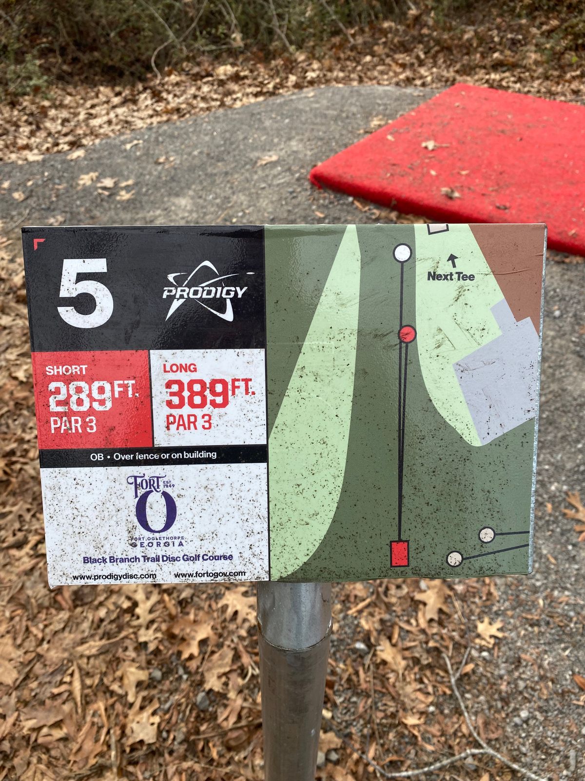 Hole 5 Sign