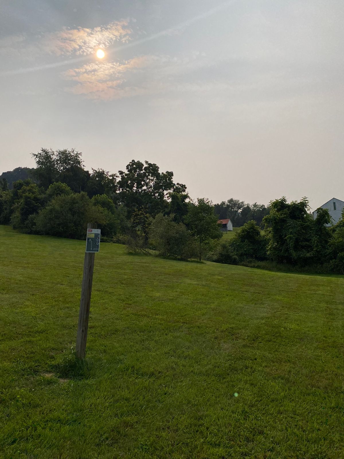 Hole 18 tee