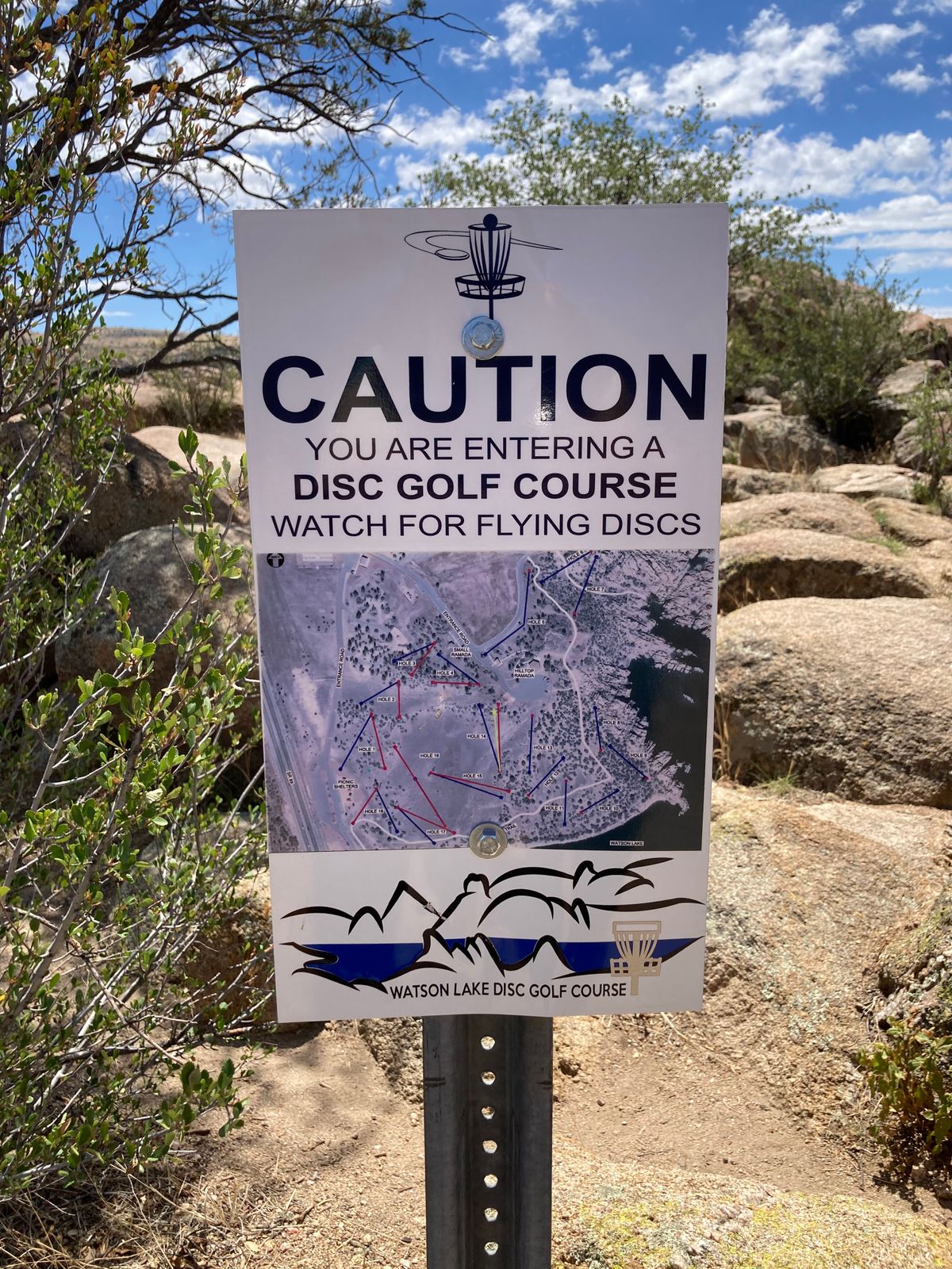 Be aware of flying discs