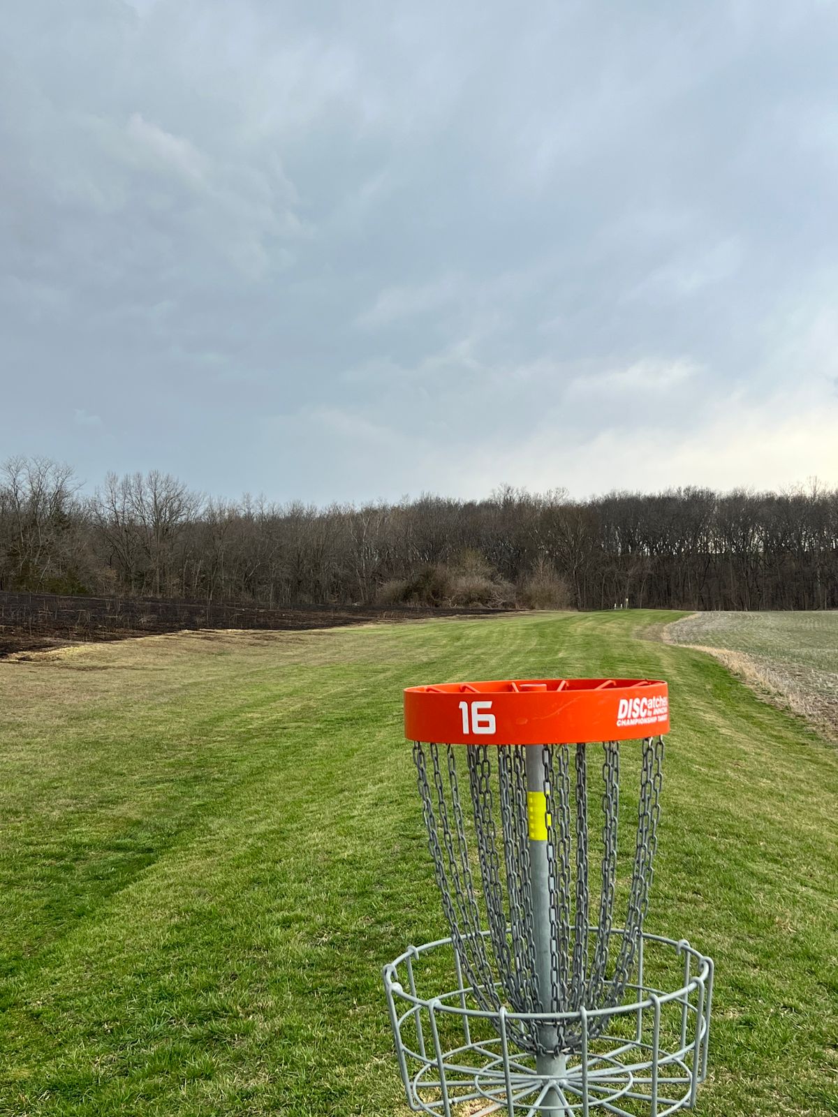 O16b. Looking back toward tee