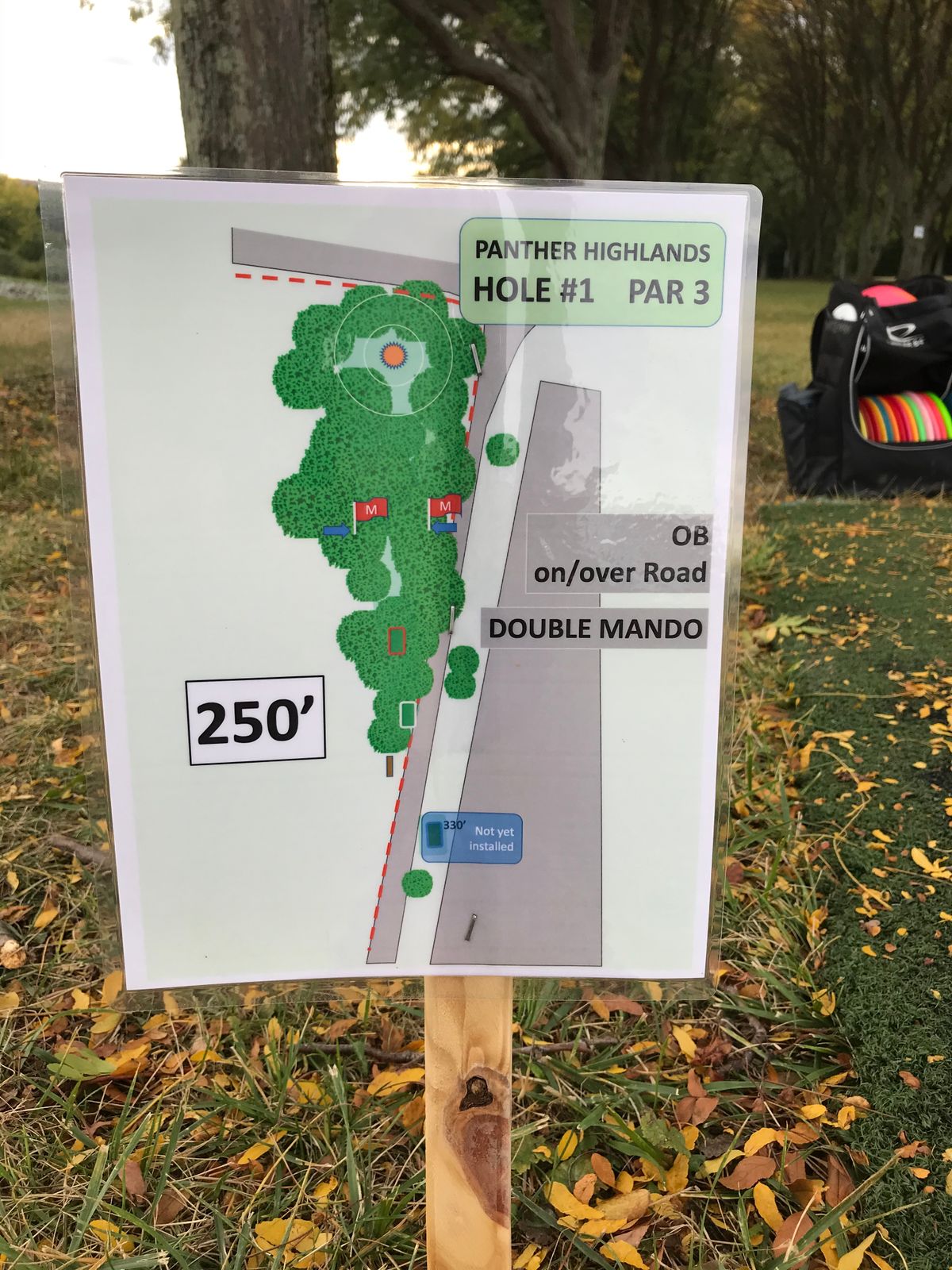 Hole 1 White Layout.