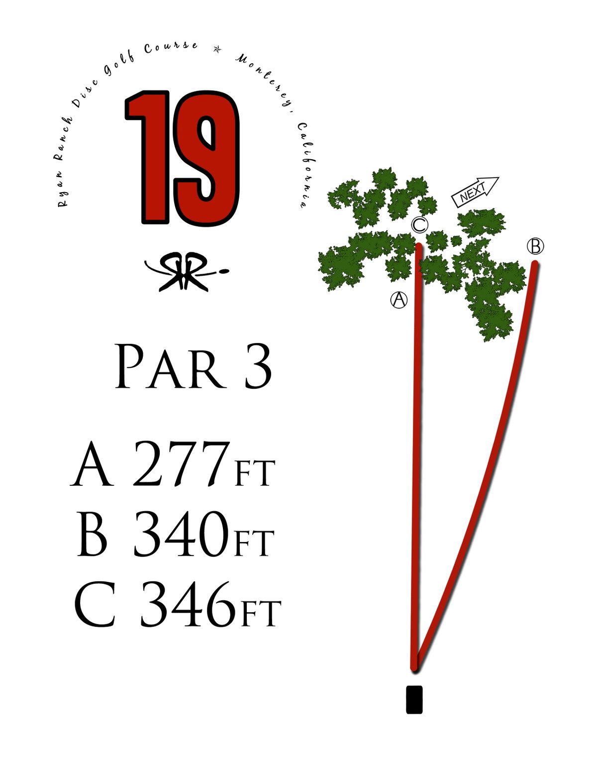 Tee sign.
