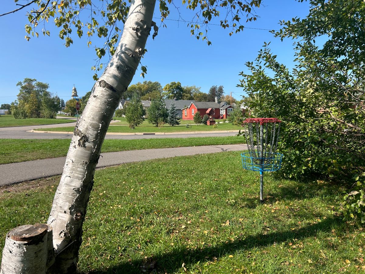 Hole 12 basket