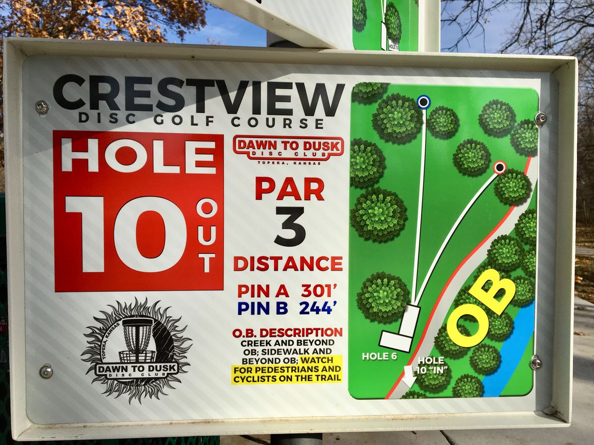 Hole 10 Tee Sign (Out)