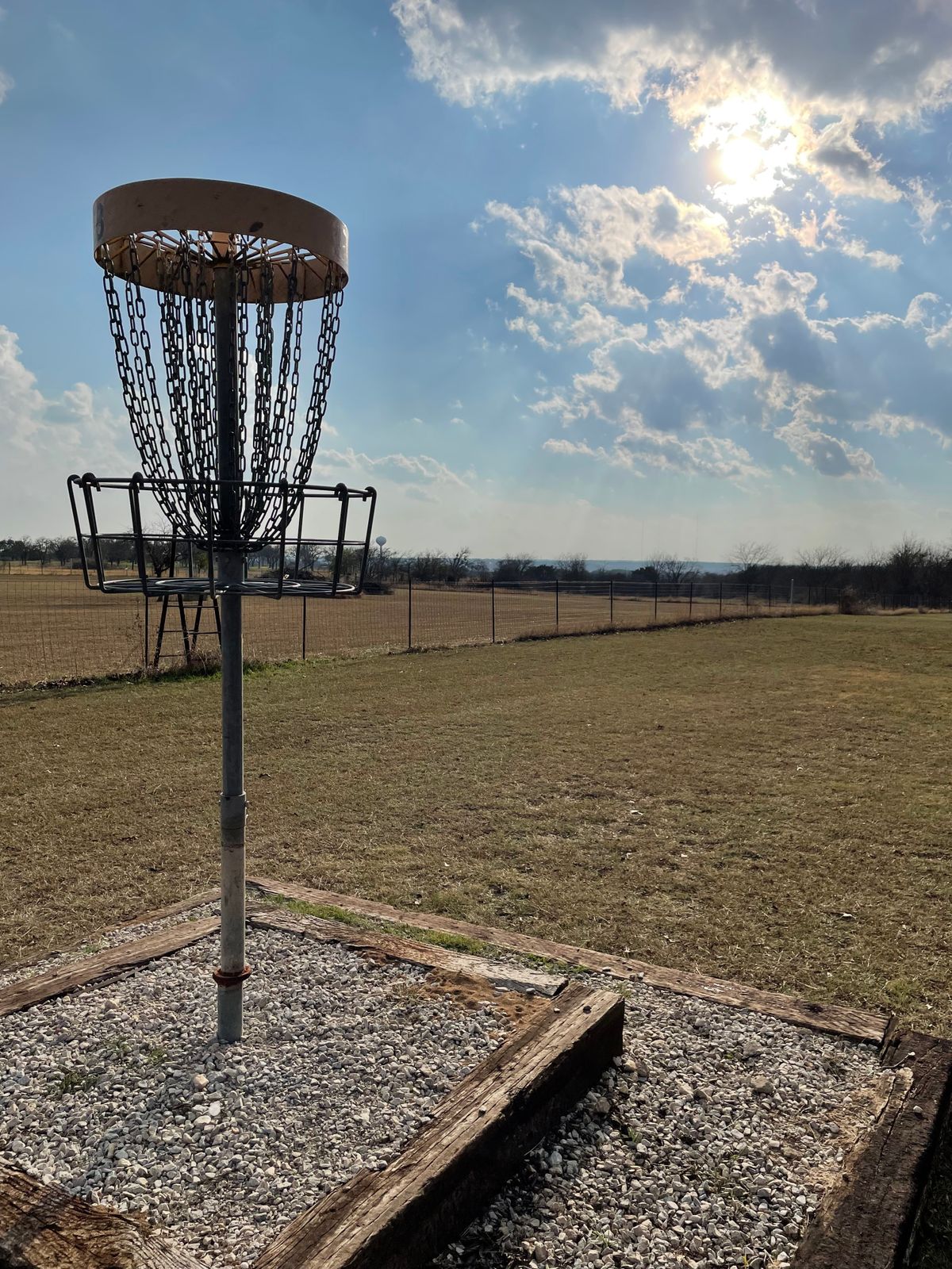 Hole 18 basket
