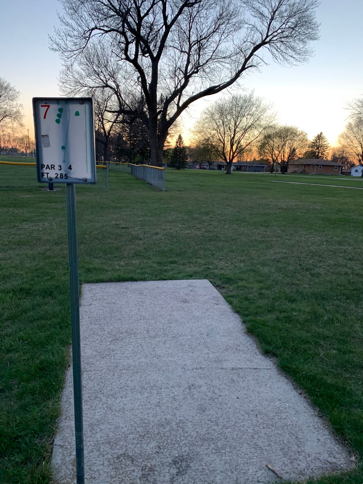 Hole 7 teepad