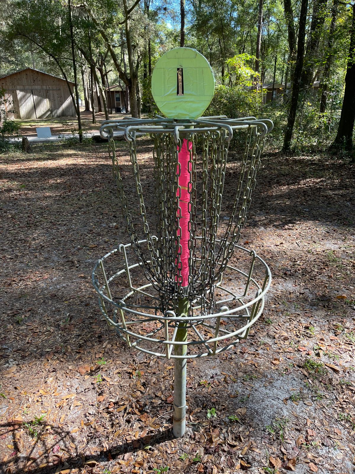 Baskets used on the course