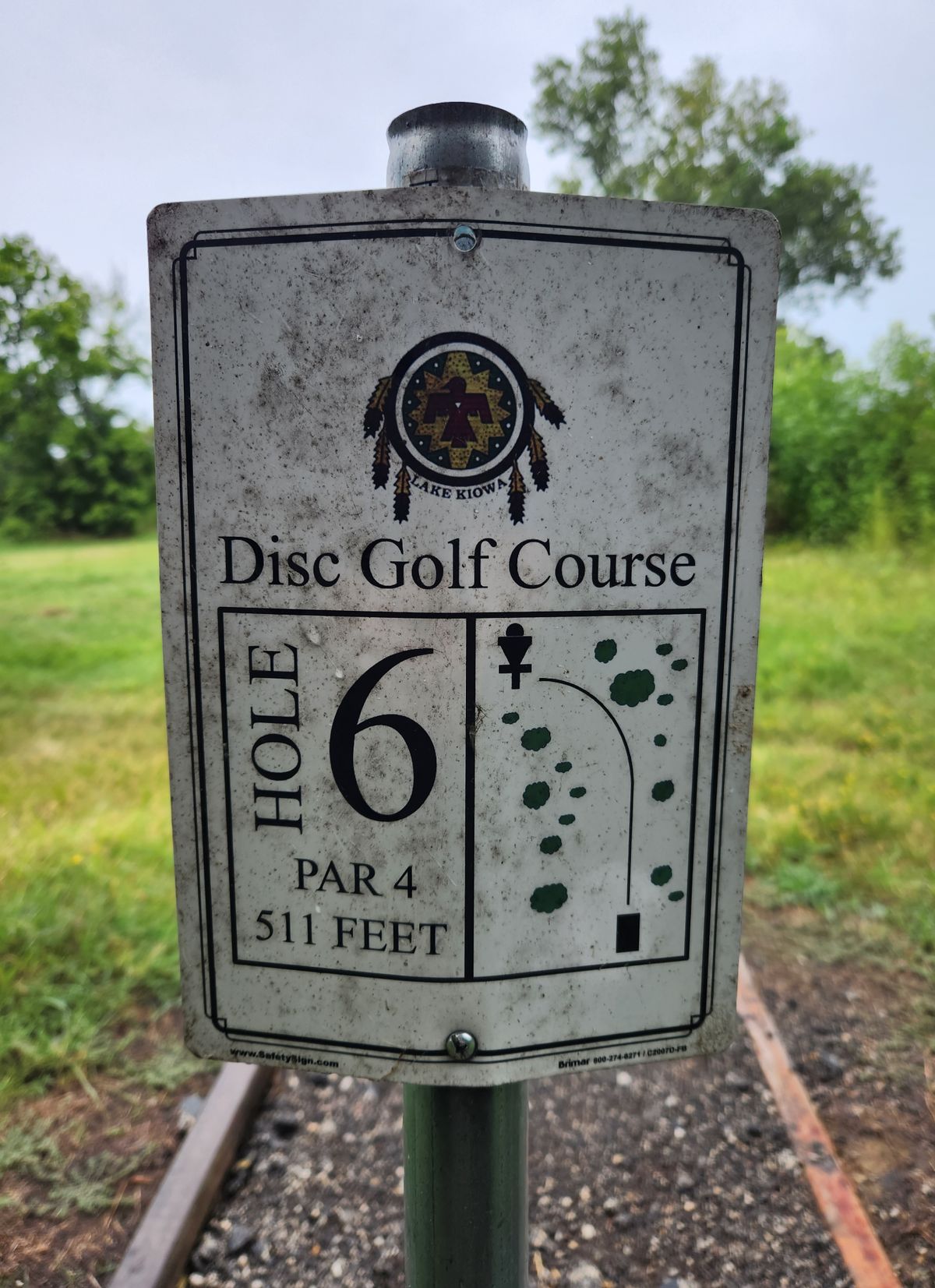 Hole 6 sign