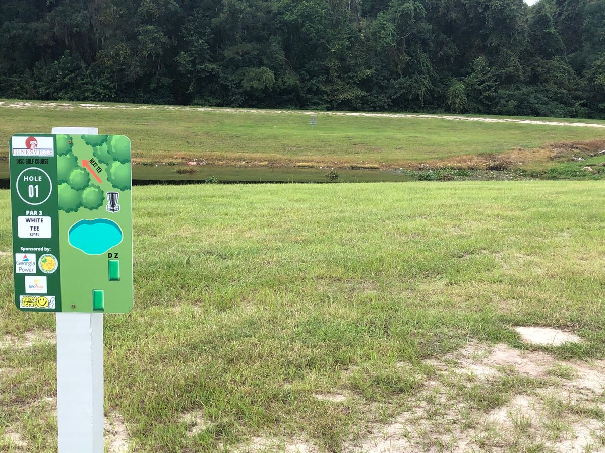 Hole 1, easy warm up hole just don’t be short