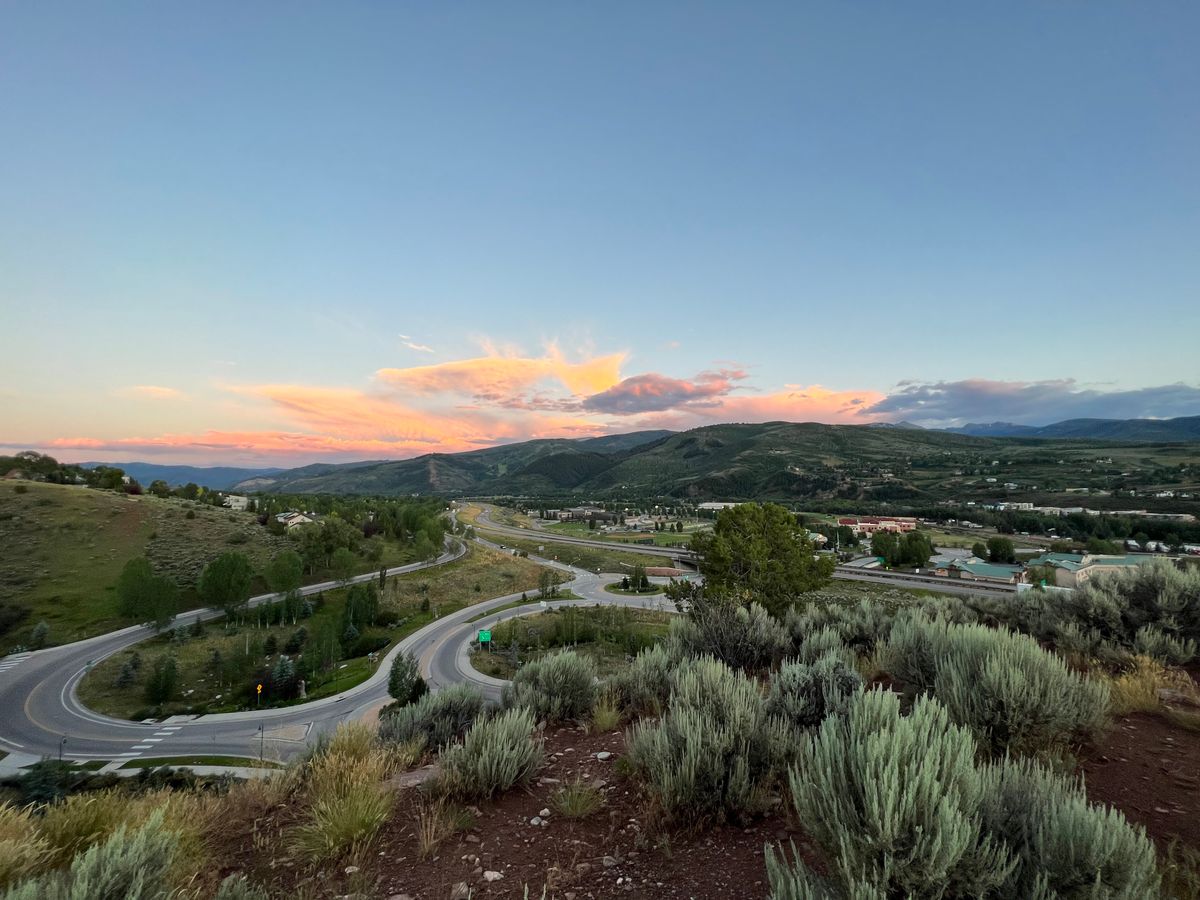 View from the course