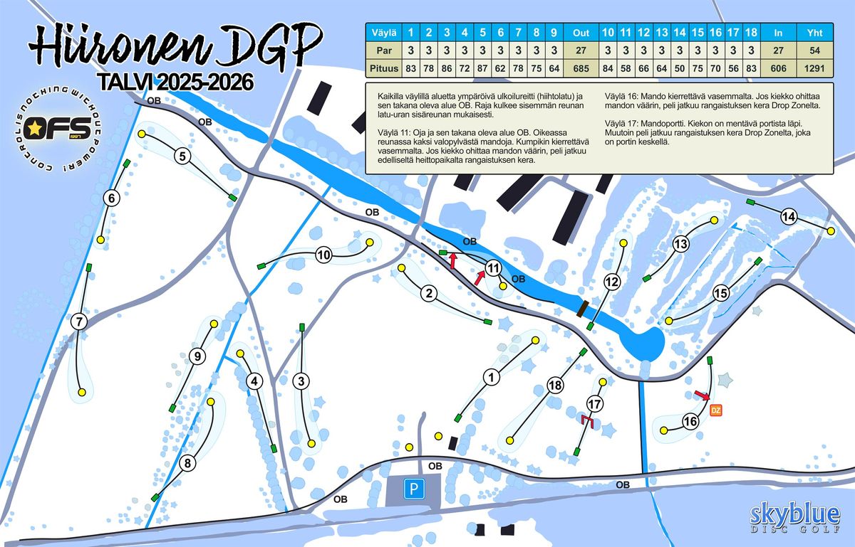 New winter layout for 2025-2026