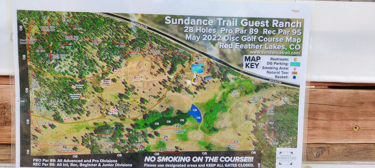 New course map for 28-hole layout!