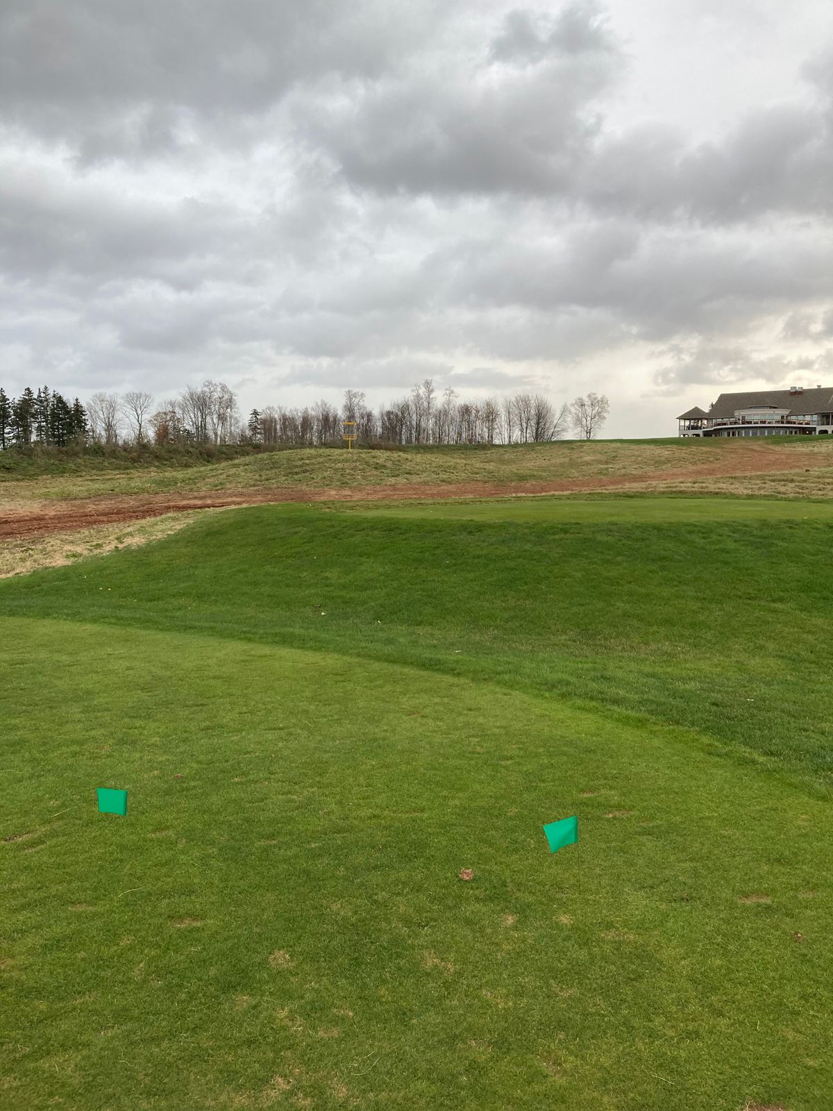Hole 9 Green tee