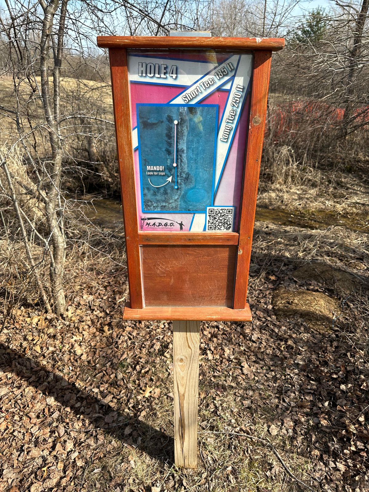 Hole 4 Sign