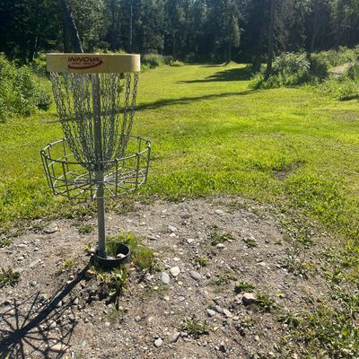 Hole 18 basket