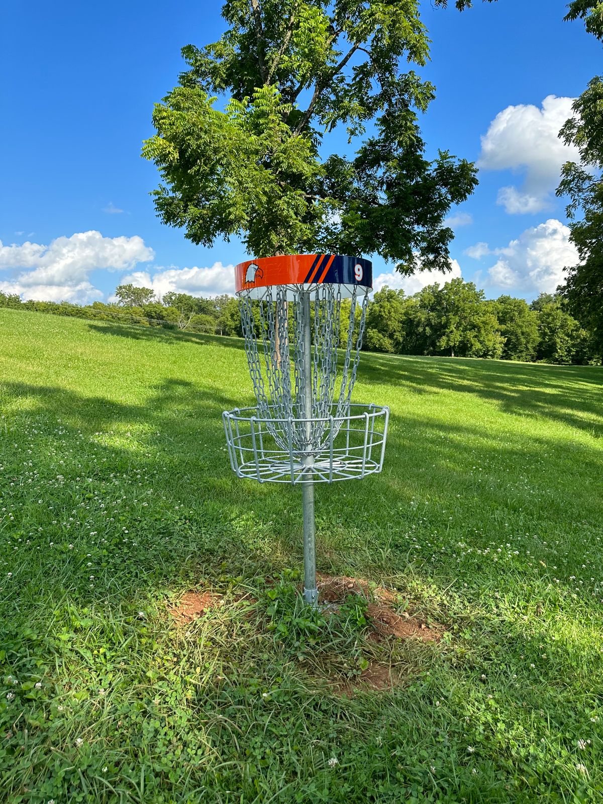 Hole 9 basket