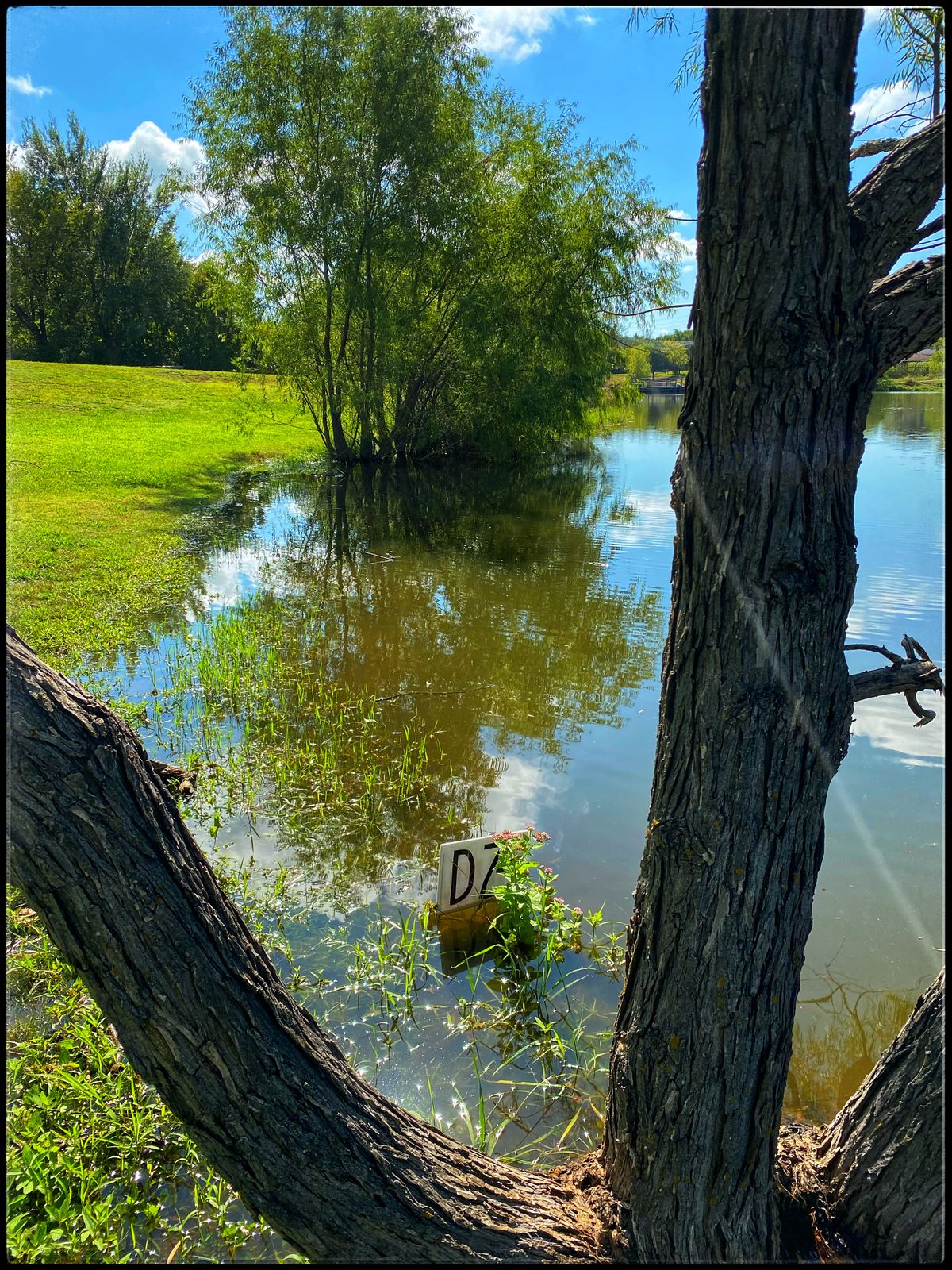 Drop zone for #12 with lake up.