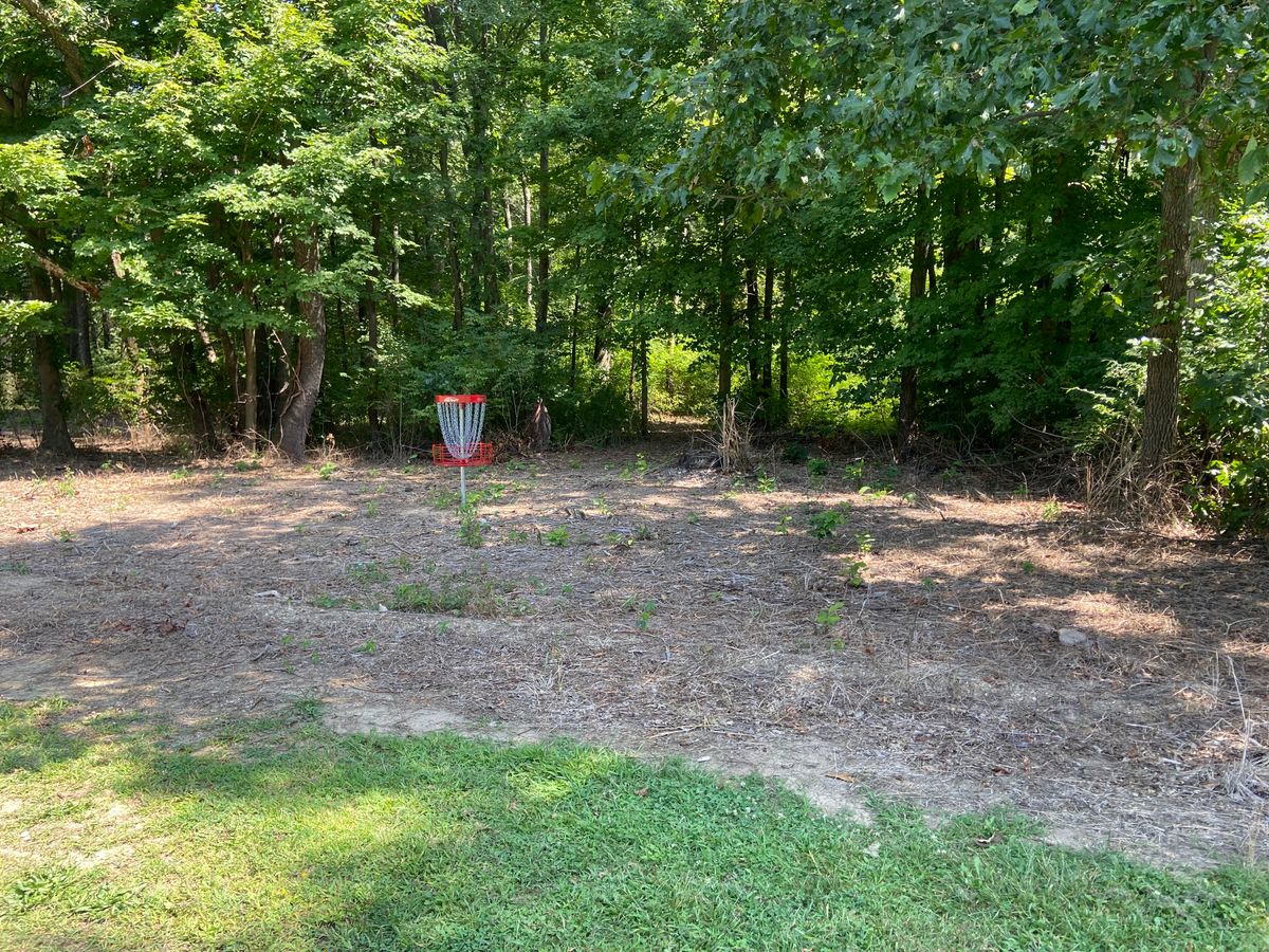 Hole 1 basket