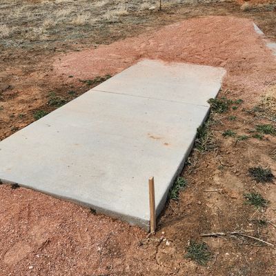 Hole 8's teepad.
