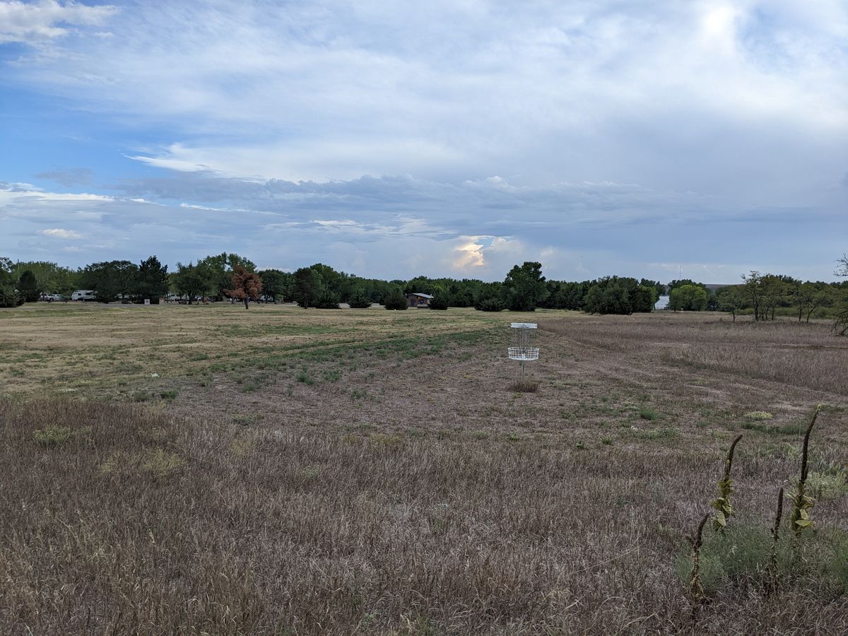 Hole 14 basket