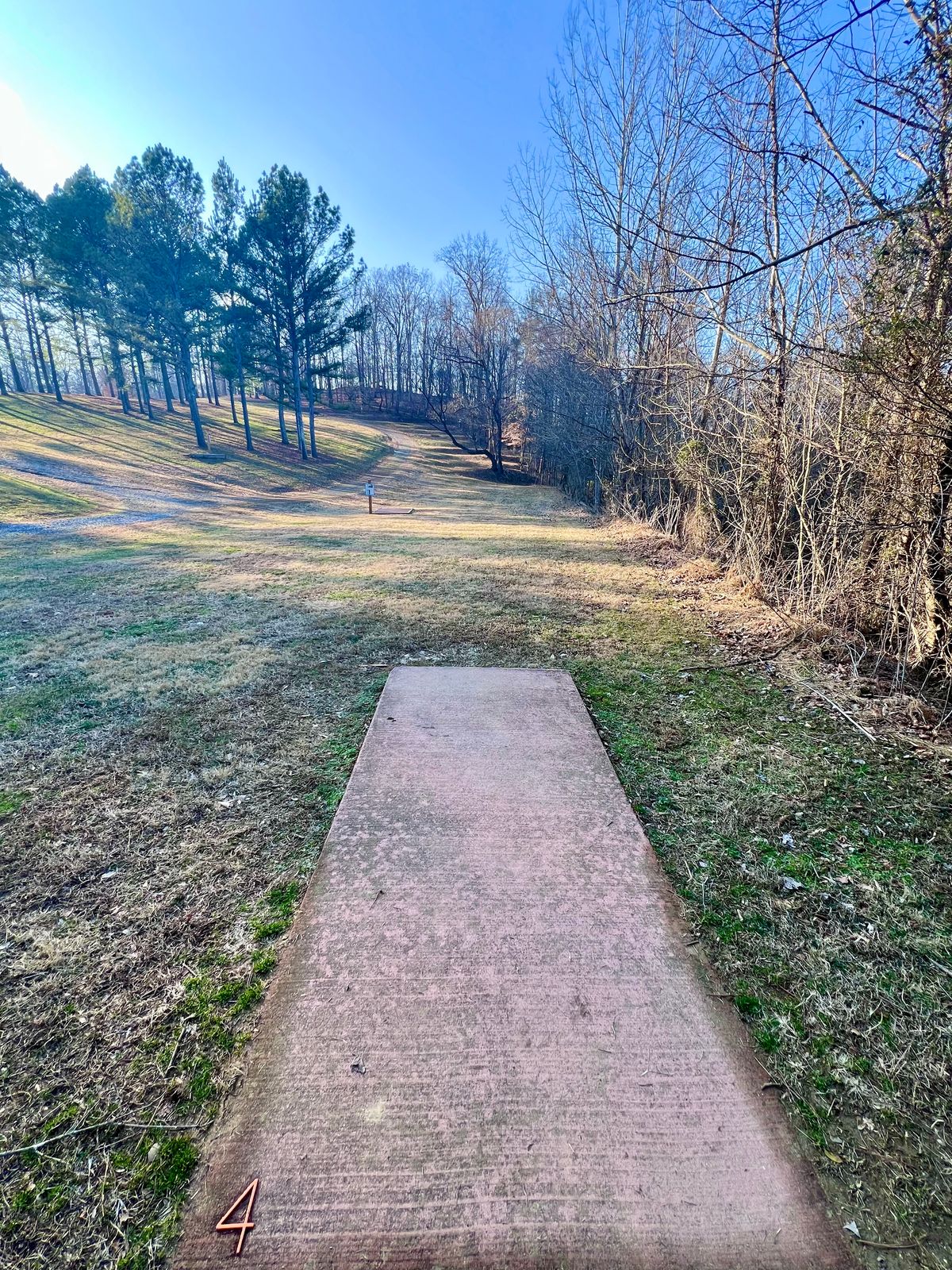 Hole 4 White Tee Pad/Fairway.