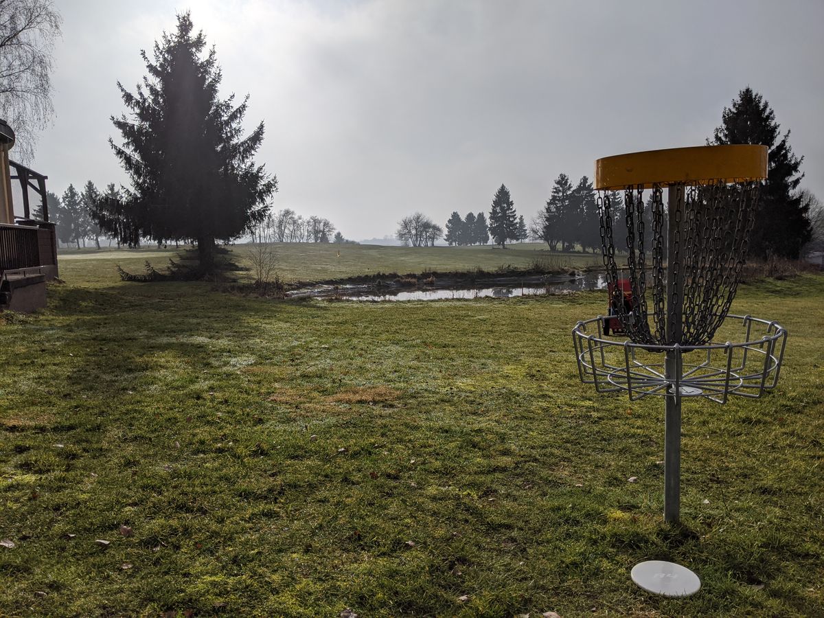 Hole 9 basket