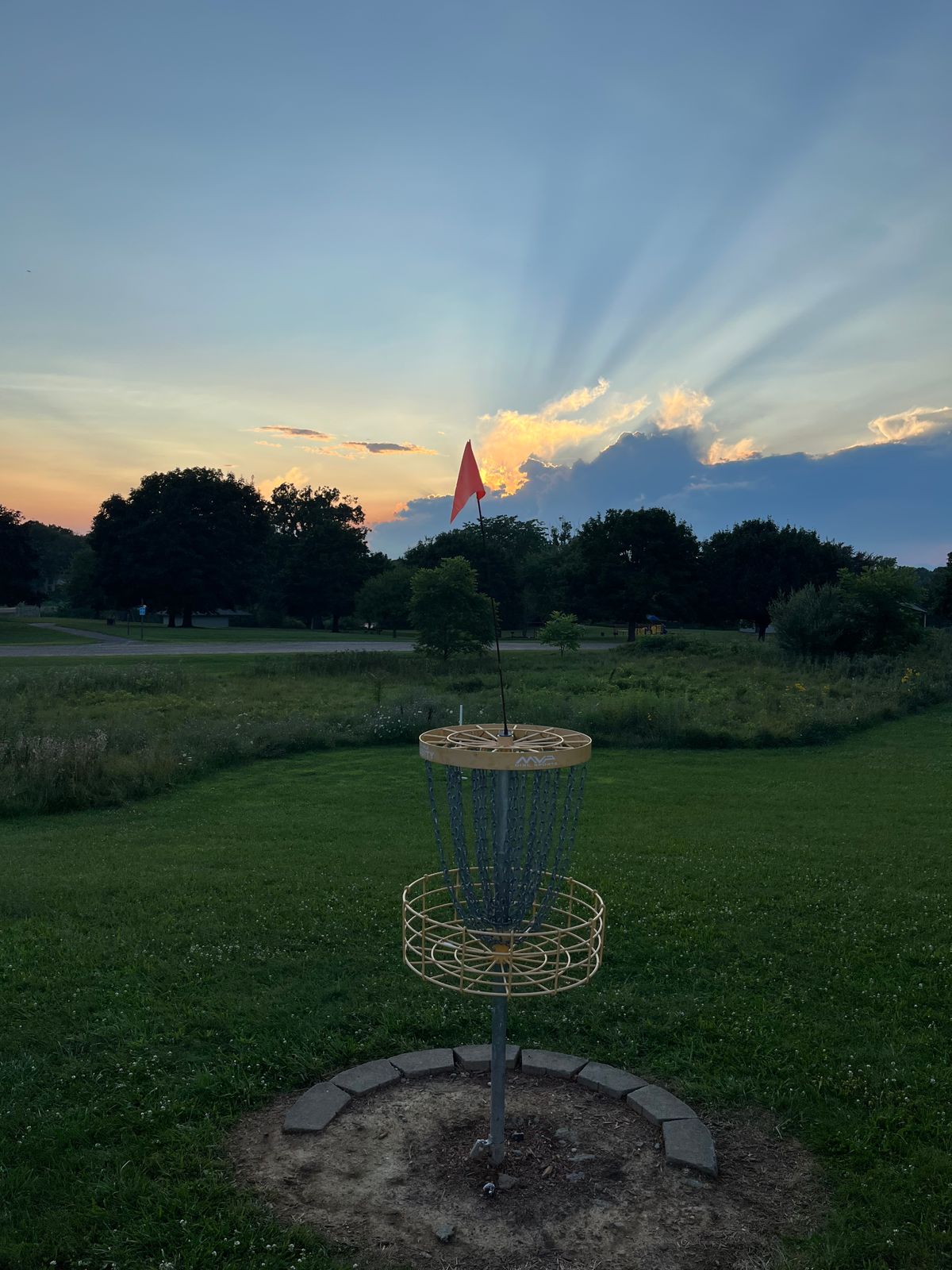 Hole 18 on top of the hill